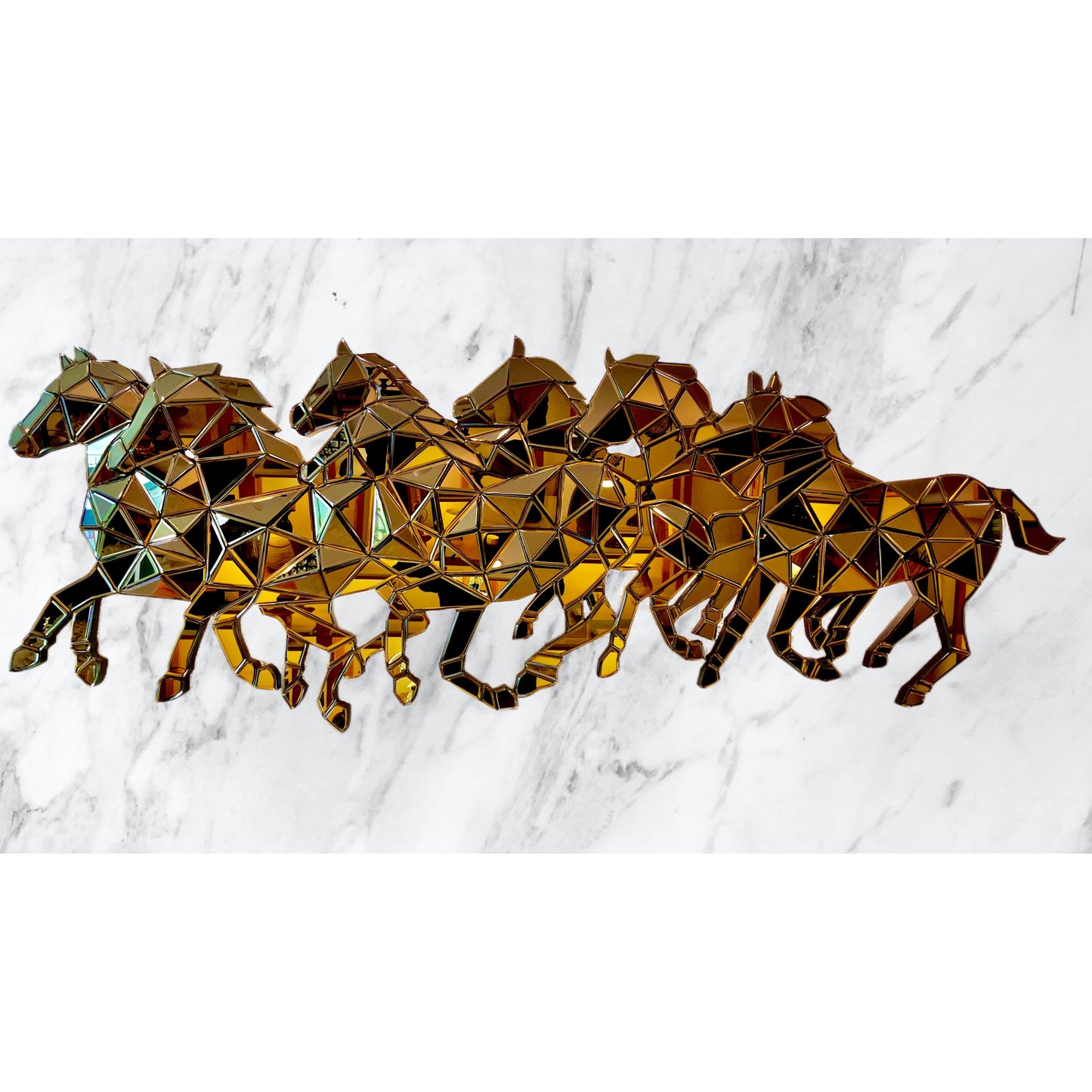 Symphony of Seven Mirrored Horses