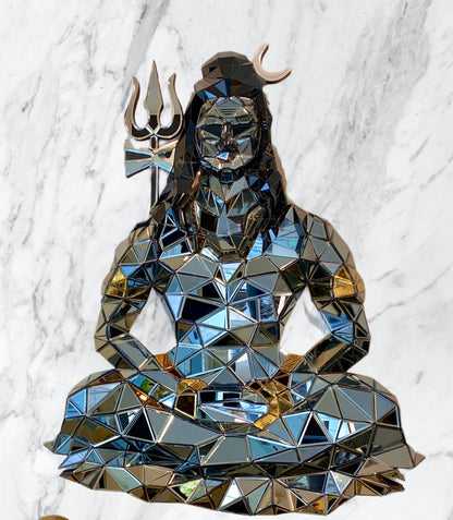 Shivatva Shimmer: The Divine of Mirrored Lord Shiva