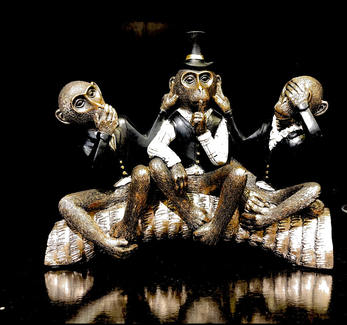 Musicians Monkey (Set of 3)