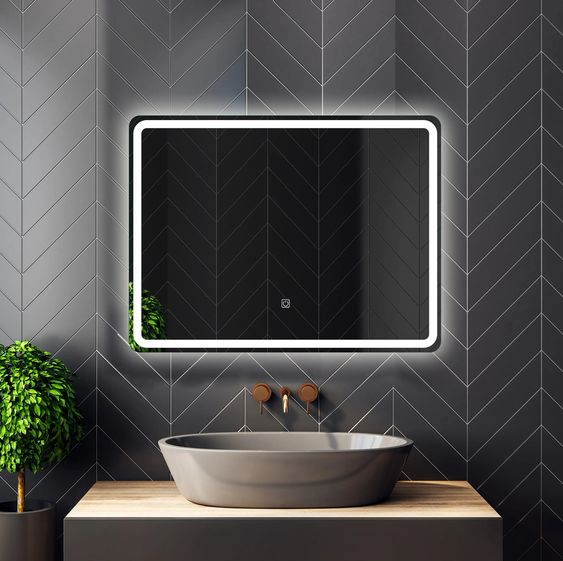 BathSymmetry Lumina: Refined Rectangle LED Mirror